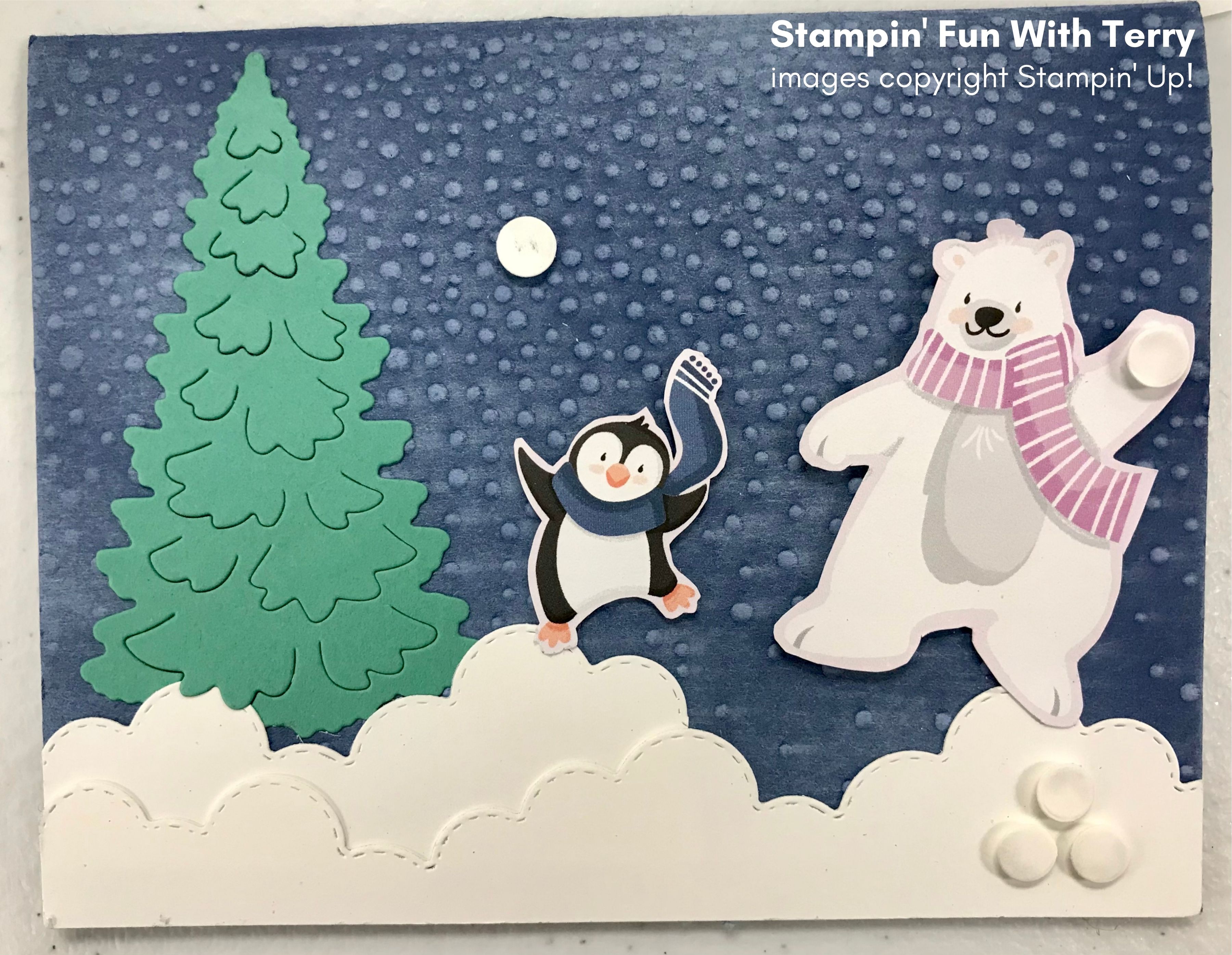 Penguin Place Scene Card
